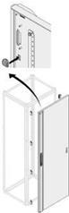 ABB 1STQ007372A0000 ip40 blind door h=2000mm w=1000mm