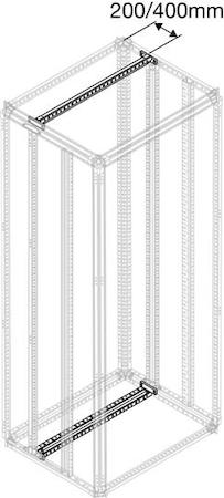 ABB 1STQ001337B0000 2 galvaniz. sheet crosspieces cc w=600mm