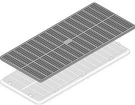 ABB 1STQ008090A0000 2 ip40 grates aerated panels
