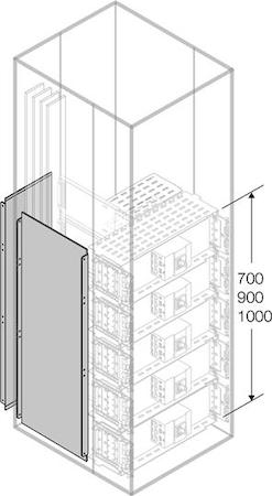 ABB 1STQ009123A0000 segr.vert.rear h=800mm w=400mm int.up.