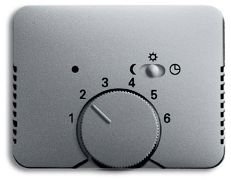 ABB 1710-0-3567 Плата центральная (накладка) для механизма терморегулятора (термостата) 1095 U, 1096 U, серия alpha exclusive, цвет титан