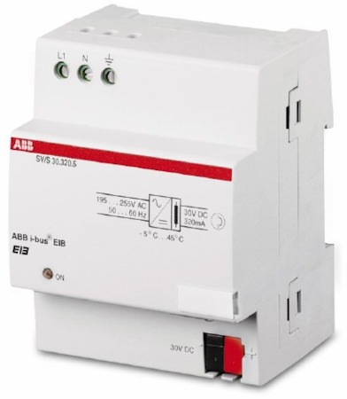 ABB GHQ6310038R0111 Источник питания с интегрированным дросселем 320 мА, SV/S 30.320.5, MDRC