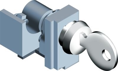 ABB 1SDA053530R1 Блокировка выключателя в разомкнутом состоянии KLC T3 KEY LOCK RONIS OP.