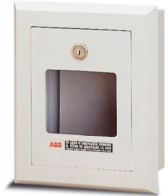 ABB 13153 LIVORNO бокс авар.в нишу 200х245х82мм ШхВхГ с платой серый