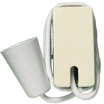 ABB 2148 BA Механизм кнопки со шнурком, 1-модульный, серия Stylo/(Re)stylo, цвет альпийский белый