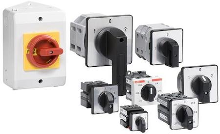 ABB 1SCA113984R1001 2-pole change-over cam switch with 0-position