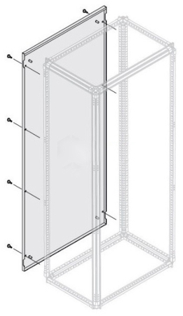 ABB 1STQ009381A0000 external panel ip30/40 h=2000mm w=250mm