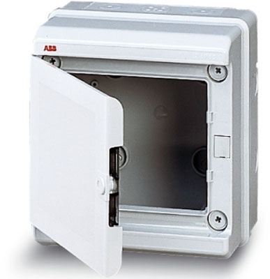 ABB 12768 EUROPA IP65 бокс настенный 205х220х140мм ШхВхГ непрозр.дверь серый