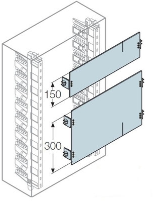 ABB 1SL0296A00 MODULAR PLATE H150-SIZE 1