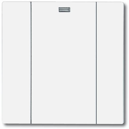 ABB 6730-0-0038 Радиопередатчик настенный клавишный 6731-84-500, 1-канальный, solo/future, альпийский белый