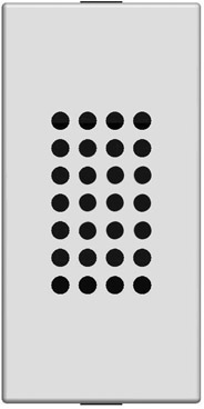 ABB N2119 AN Механизм зуммера, 1-модульный, серия Zenit, цвет антрацит