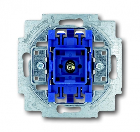 ABB 1012-0-1127 Механизм 1-клавишного, 1-полюсного переключателя с лампой подсветки, 10А 250В