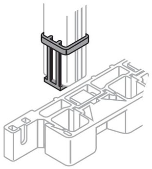 ABB AD1065 Элемент опорный для шины 400/800А (4шт)