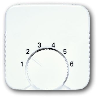 ABB 1710-0-3989 Плата центральная (накладка) для механизма терморегулятора (термостата) 1094 U, 1097 U, серия Reflex 2000 SI альпийский белый