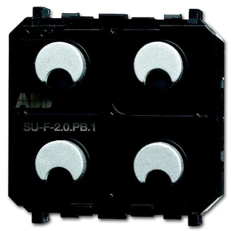 ABB 6220-0-0223 SU-F-2.0.PB.1 Сенсор free@home, 2-клавишный, Zenit