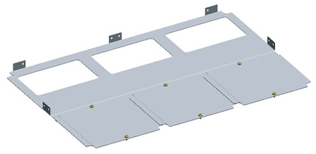 ABB RB43F1 Панель нижн. 1 ряд отверстий для 4/..RG3