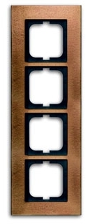 ABB 1754-0-4261 Рамка 4-постовая, серия carat, бронза