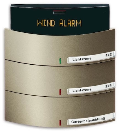 ABB 6300-0-1262 6323-260 Сенсор 3-х клавишный с ИК-приемником и LCD-дисплеем triton палладий