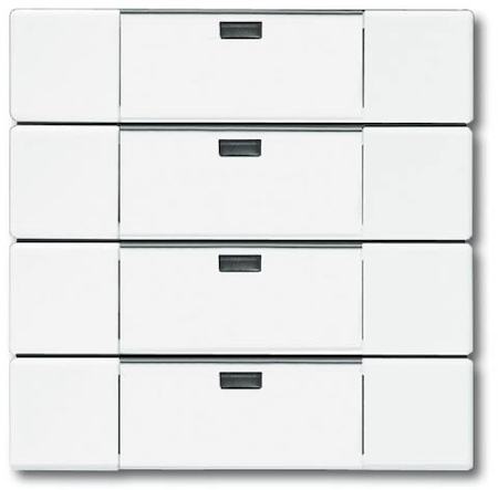 ABB 6117-0-0185 6127 MF-84-500-101 Сенсор 4-х клавишный, многофункциональный, FM, альпийский белый