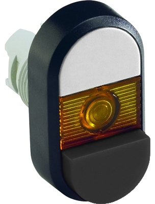 ABB 1SFA611145R1103 White/Black Modular Double Pushbutton