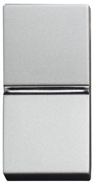 ABB N2101.2 BL Механизм 1-клавишного 2-полюсного выключателя с клавишей, 1-модульный, серия Zenit, цвет альпийский белый