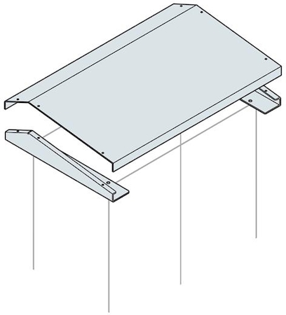 ABB TP1250K Крыша антидождевая для шкафов АМ2 1200x500мм ШхГ