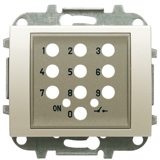 ABB 8453.5 AP Накладка для механизма электронного выключателя с кодовой клавиатурой 8153.5, серия OLAS, цвет перламутровый металлик