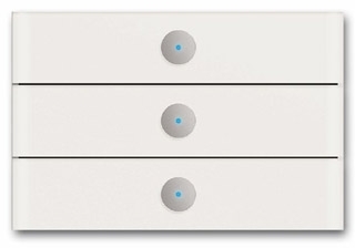 ABB 6310-0-0172 6342-811-101-500 Сенсор 3-клавишный priOn, белое стекло