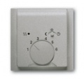ABB 1710-0-3747 Плата центральная (накладка) для механизма терморегулятора (термостата) 1095 U, 1096 U, серия impuls, цвет серебристый металлик