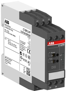 ABB 1SVR630180R0300 Реле времени CT-APS.21 (задержка на отключение) 24-240B AC/DC, 10 временных диапазонов 0,05..300ч. 2ПК