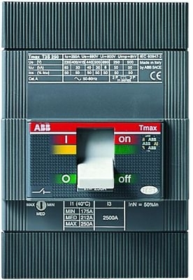 ABB 1SDA055115R1 Выключатель автоматический T3N 250 TMG 125-400 4p F F InN=100%In