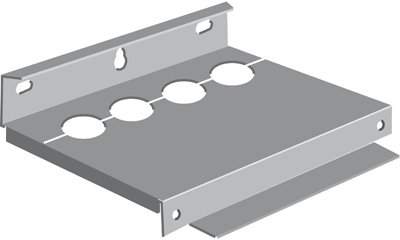ABB 1SCA022277R3750 Cable entries with holes for ring-flanges, divided .