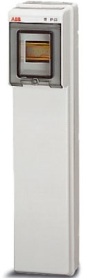 ABB 13200 Бокс с глух.пер.стенкой 136х540х140 на 4М серый