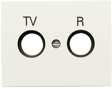 ABB 8450.1 TT Накладка для TV-R-SAT розетки, серия OLAS, цвет титан