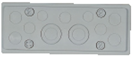 ABB ZP57 Заглушка д/шк.типа С и G 2xPG29 / 4xPG16