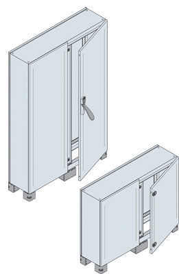 ABB TM2804FV5K АМ2 Корпус шкафа (двойная дверь) 1800х1000х400мм ВхШхГ