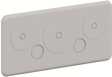 ABB 2CPX052435R9999 ComfortLine CZF1 Мембранный фланец 2 x 25.5 мм, 2 x 47.5 мм, 1 x 62 мм