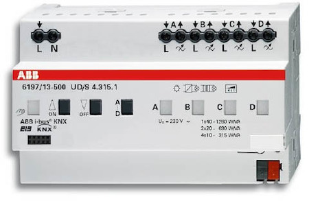 ABB 6197-0-0026 6197/13-500 Светорегулятор универсальный 4х316Вт