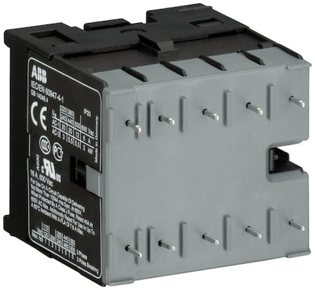 ABB GJL1313209R5001 Мини-контактор BC7-40-00-P-2.4-51 (12A при AC-3 400В), катушка 17-32B DC, с выводами под пайку