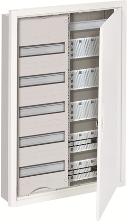 ABB 2CPX030161R9999 Шкаф 60М в нишу с медиапанелями 834х560х120 с расстоянием между DIN-рейками 125 мм и самозажимными клеммами N/PE U52MM