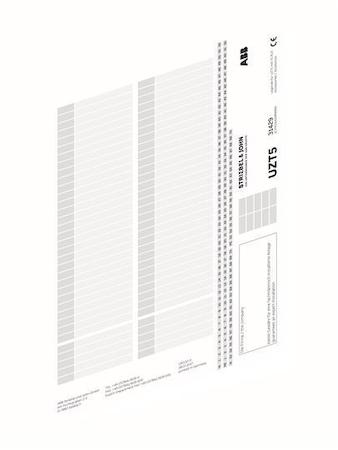 ABB 2CPX031429R9999 UZT5 Набор маркировки UK600