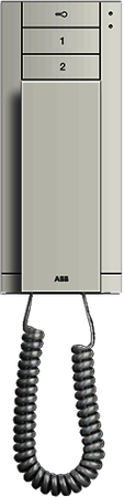 ABB 2TMA070020W0054 Абонентское устройство, трубка, 3 клавиши, белая