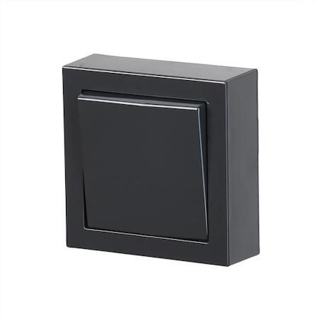 ABB 2TKA00001602 Переключатель накладного монтажа, Impressivo, антрацит
