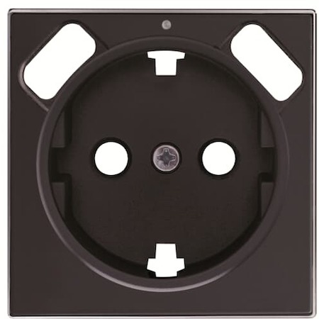 ABB 2CLA858830A1501 Накладка для розетки SCHUKO с 2хUSB ЗУ, арт.8188.3, серия SKY, цвет чёрный бархат
