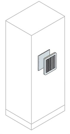 ABB EN0150X Решетка вентиляционная,нерж.ст. 150х150