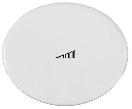 5560.1 BL ABB NIE Tacto Бел Накладка светорегулятора нажимного