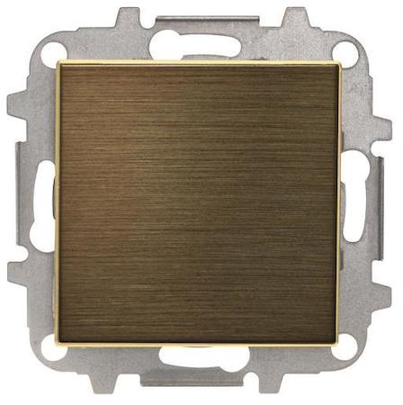 ABB 2CLA850000A1201 Заглушка с суппортом, серия SKY, цвет античная латунь