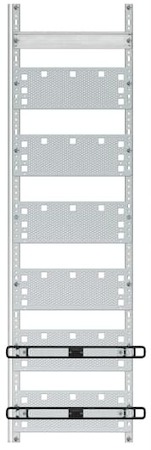 ABB 2CPX052303R9999 Медиа панель 2MM4 с перфорированными монтажными платами ширина 2, высота 8
