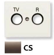 8450 CS ABB NIE Olas Атласная медь Накладка розетки TV-R розетки