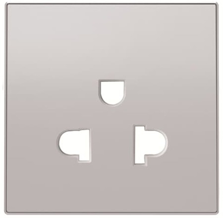 ABB 2CLA853800A1301 Накладка розетки 8138, серия SKY, цвет серебряный